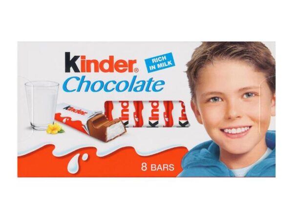 Kinder 8 Chocolate Bar