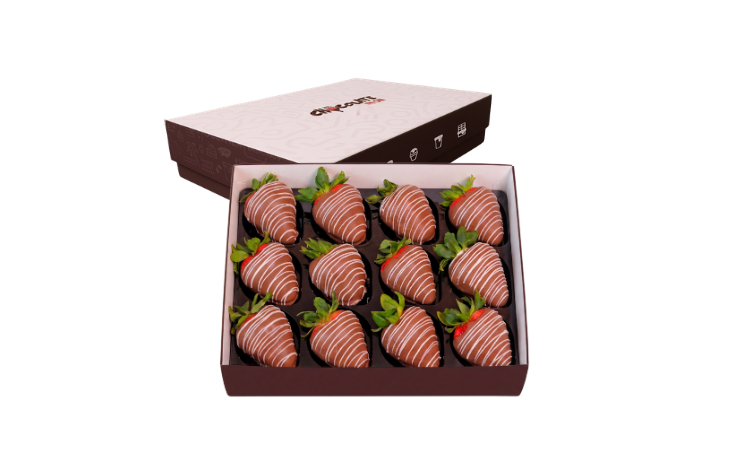 Chocolate Covered Strawberries Gift Box