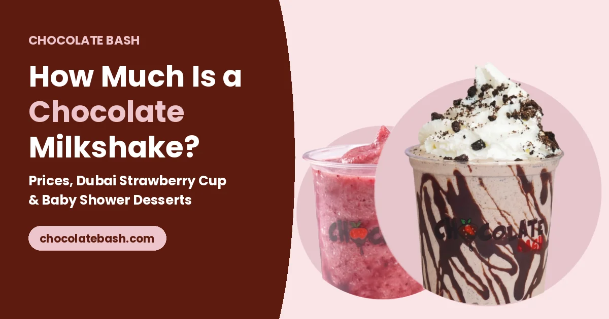 chocolate bash milkshake prices